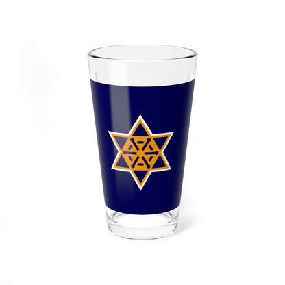 Flag of Wakkanai Hokkaido (Japan) Pint Glass 16oz
