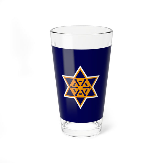 Flag of Wakkanai Hokkaido (Japan) Pint Glass 16oz