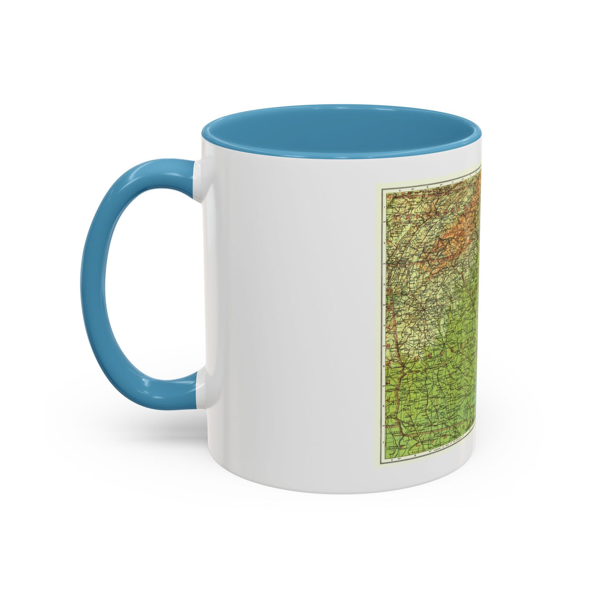USA - Southeastern (1926) (Map) Accent Coffee Mug