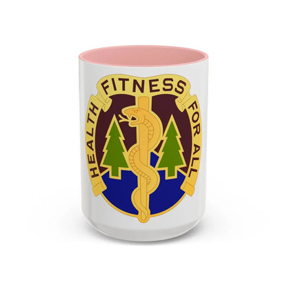 3274 US Hospital (U.S. Army) Accent Coffee Mug-15oz-Pink-Go Mug Yourself