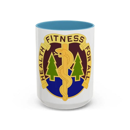 3274 US Hospital (U.S. Army) Accent Coffee Mug 15oz Light Blue - Go Mug Yourself