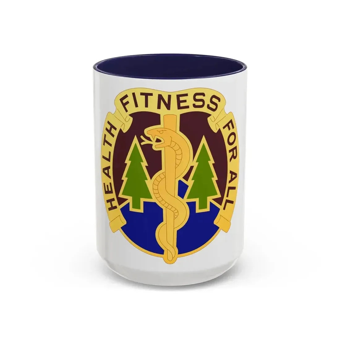 3274 US Hospital (U.S. Army) Accent Coffee Mug 15oz Navy - Go Mug Yourself