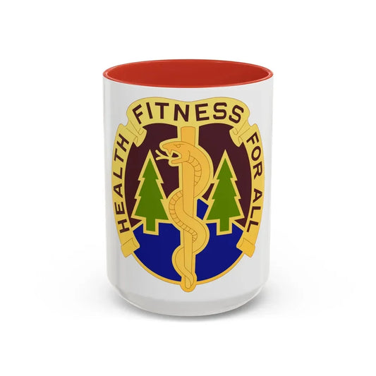 3274 US Hospital (U.S. Army) Accent Coffee Mug 15oz Red - Go Mug Yourself
