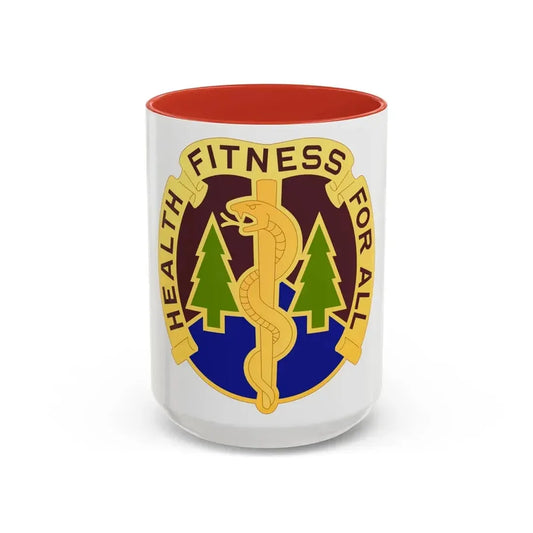 3274 US Hospital (U.S. Army) Accent Coffee Mug 15oz Red - Go Mug Yourself