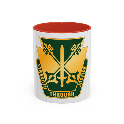 165 Military Police Pennsylvania National Guard (U.S. Army) Accent Coffee Mug