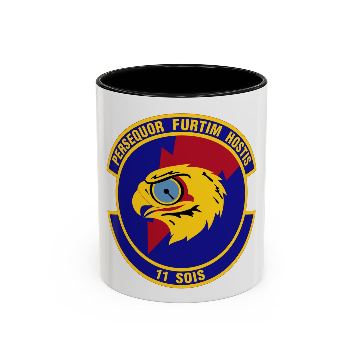 11 Special Operations Intelligence Squadron AFSOC (U.S. Air Force) Accent Coffee Mug