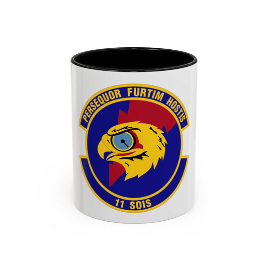 11 Special Operations Intelligence Squadron AFSOC (U.S. Air Force) Accent Coffee Mug