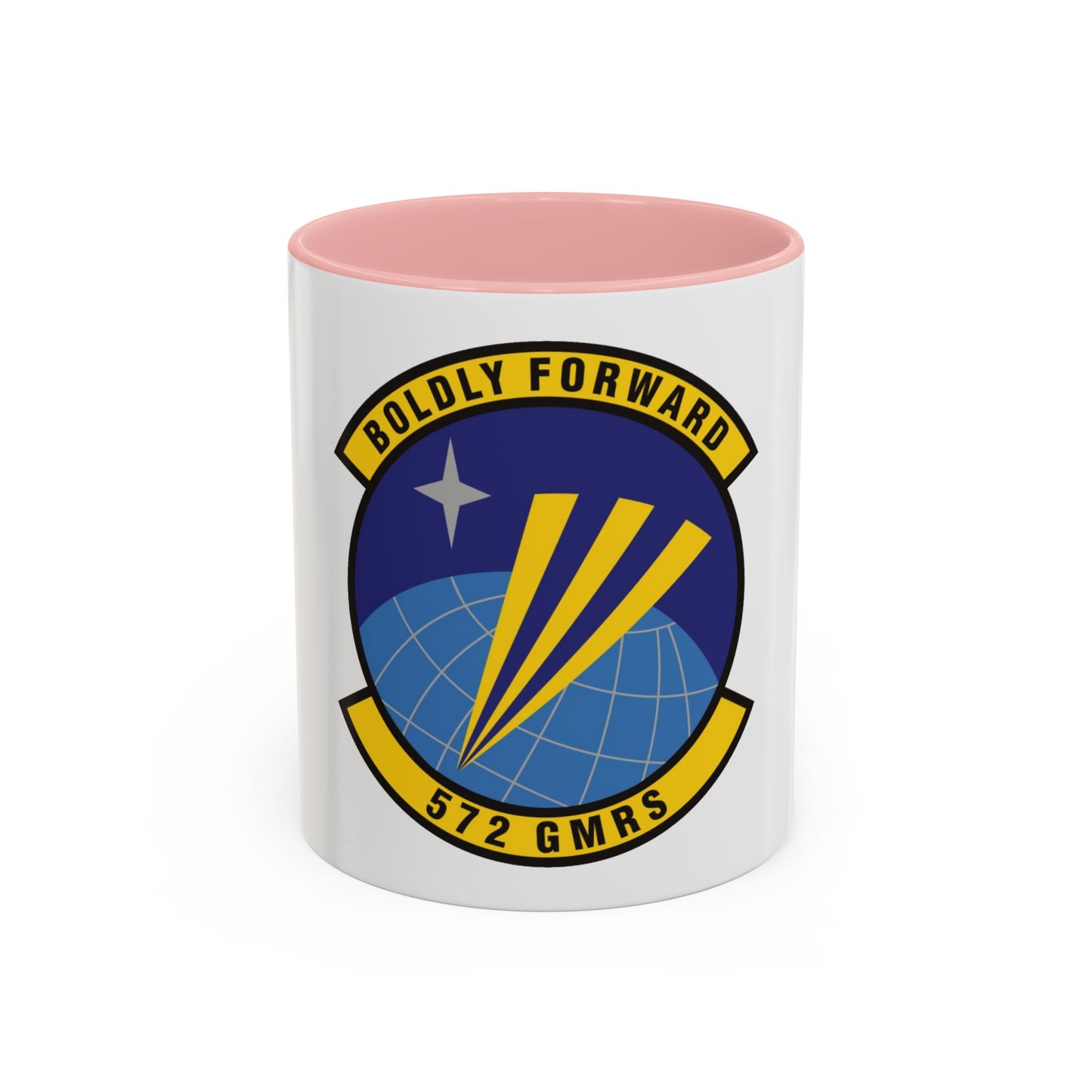 572d Global Mobility Readiness Squadron (U.S. Air Force) Accent Coffee Mug