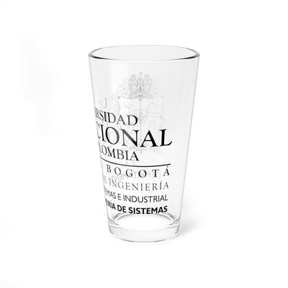 UNAL Aplicación Sistemas (Colombia) (Coat of Arms) Pint Glass 16oz