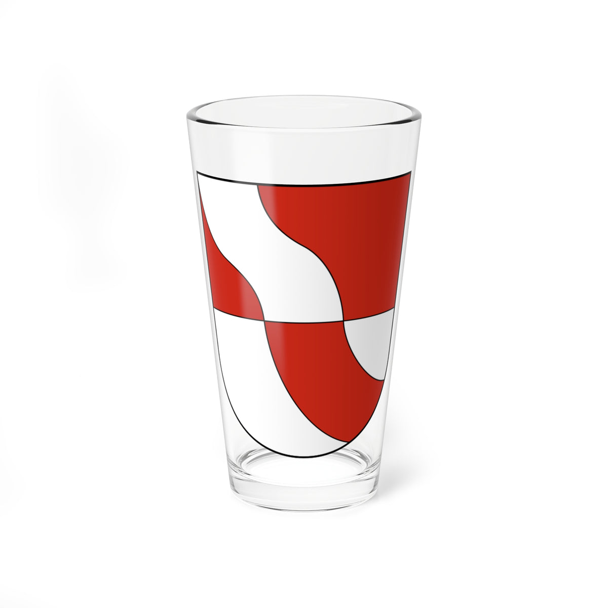 KradolfSchönenberg-blazon (Switzerland) (Coat of Arms) Pint Glass 16oz