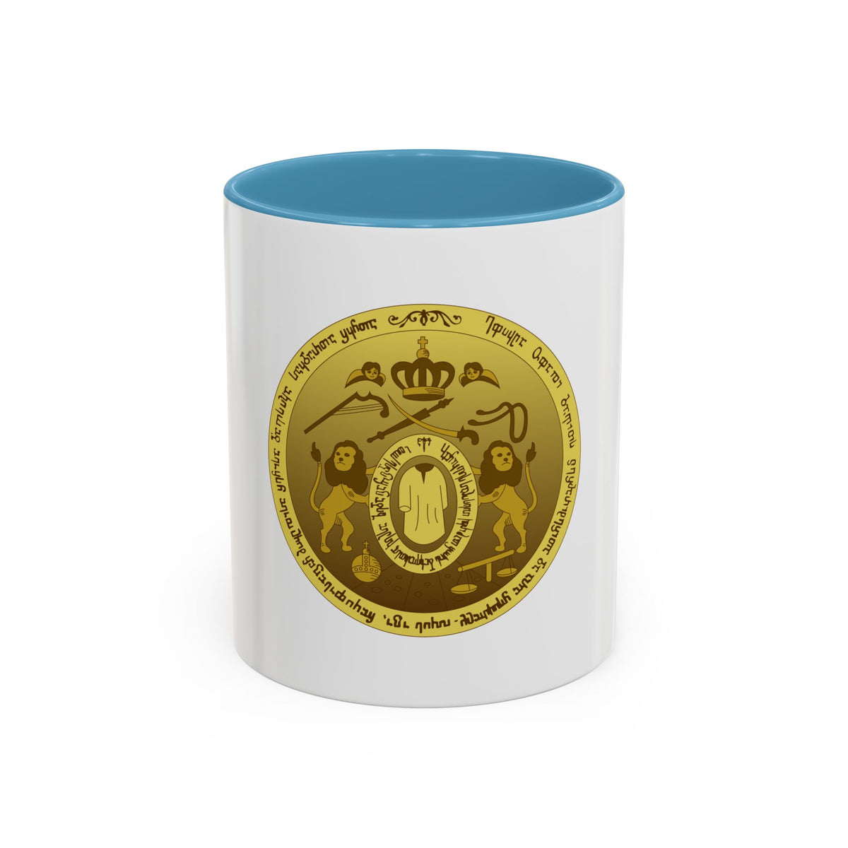 Coat of arms of Kingdom of Kartli-Kakheti - Accent Coffee Mug