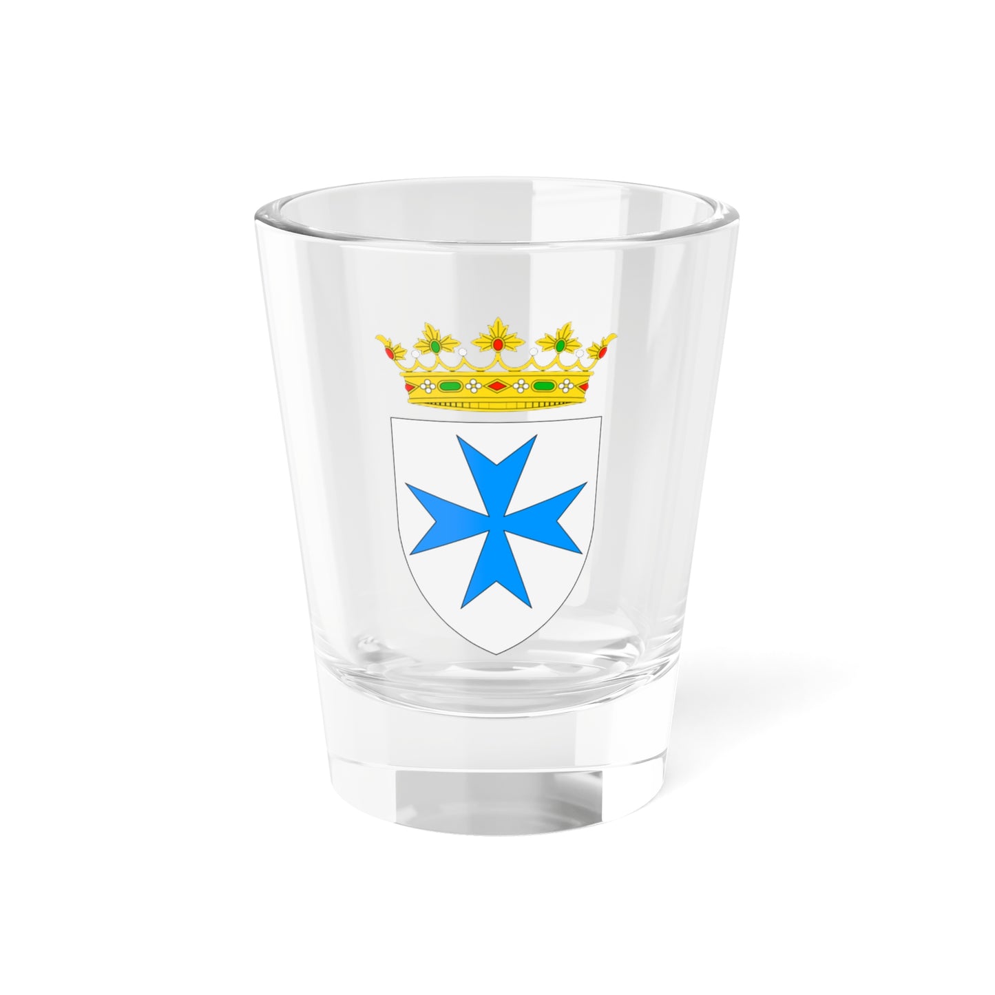 Escut dAlguaire (Spain) (Coat of Arms) Shot Glass 1.5oz