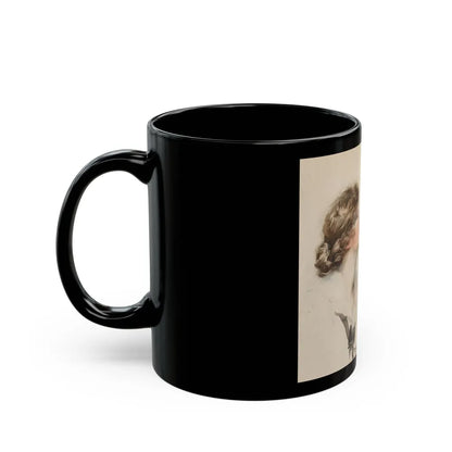 Bracing a Slacker, 1917 - Black Coffee Mug-Go Mug Yourself