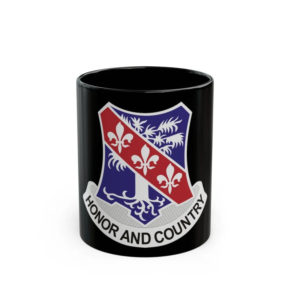 327th Infantry Regiment (U.S. Army) Black Coffee Mug-11oz-Go Mug Yourself