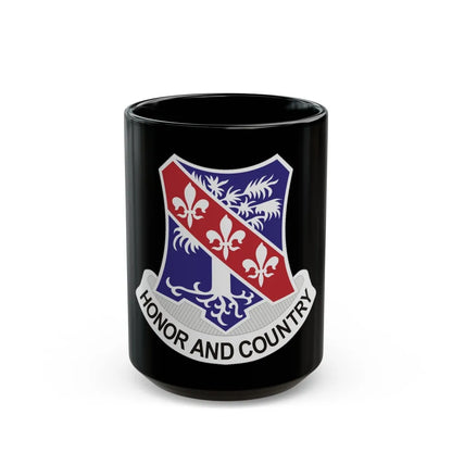 327th Infantry Regiment (U.S. Army) Black Coffee Mug-15oz-Go Mug Yourself