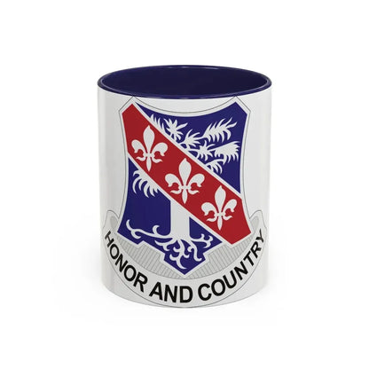 327th Infantry Regiment (U.S. Army) Accent Coffee Mug 11oz Navy - Go Mug Yourself