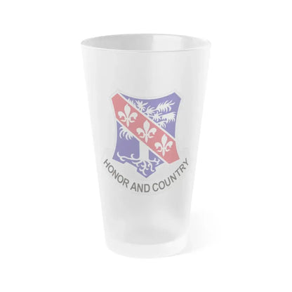 327th Infantry Regiment (U.S. Army) Frosted Pint Glass 16oz Default Title - Go Mug Yourself