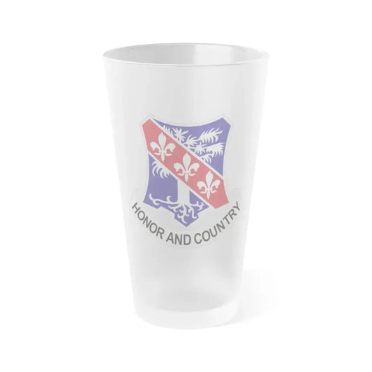 327th Infantry Regiment (U.S. Army) Frosted Pint Glass 16oz Default Title - Go Mug Yourself