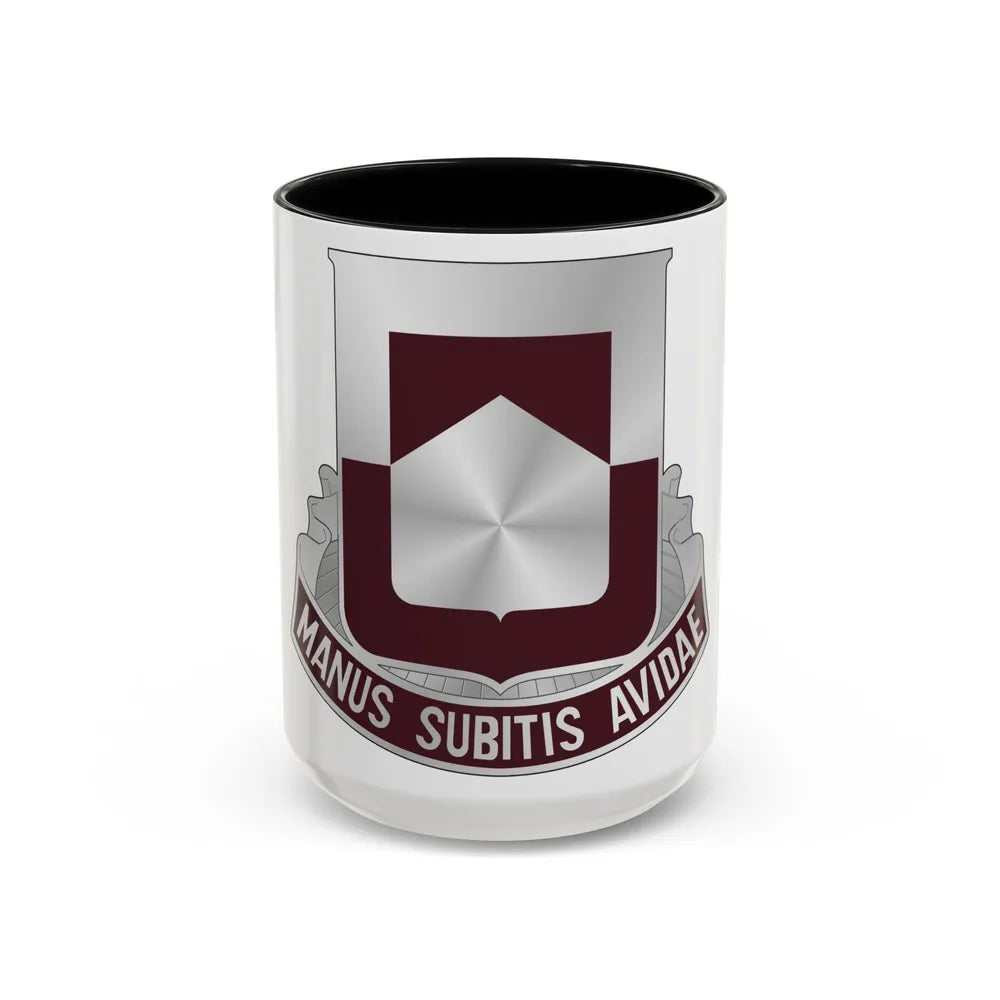 328 Medical Battalion (U.S. Army) Accent Coffee Mug-15oz-Black-Go Mug Yourself