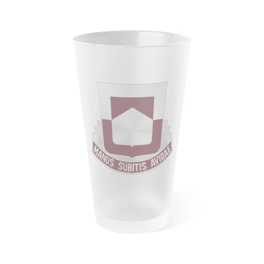 328 Medical Battalion (U.S. Army) Frosted Pint Glass 16oz-Go Mug Yourself