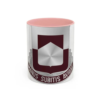 328 Medical Battalion (U.S. Army) Accent Coffee Mug 11oz Pink - Go Mug Yourself