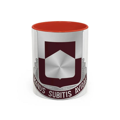328 Medical Battalion (U.S. Army) Accent Coffee Mug 11oz Red - Go Mug Yourself