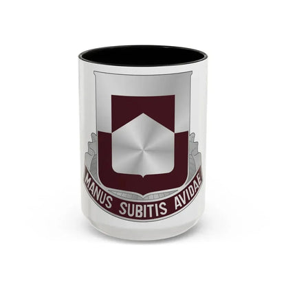 328 Medical Battalion (U.S. Army) Accent Coffee Mug 15oz Black - Go Mug Yourself