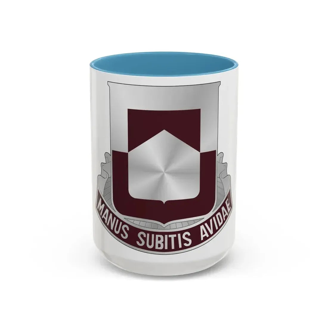 328 Medical Battalion (U.S. Army) Accent Coffee Mug 15oz Light Blue - Go Mug Yourself