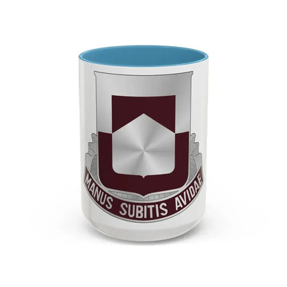 328 Medical Battalion (U.S. Army) Accent Coffee Mug 15oz Light Blue - Go Mug Yourself