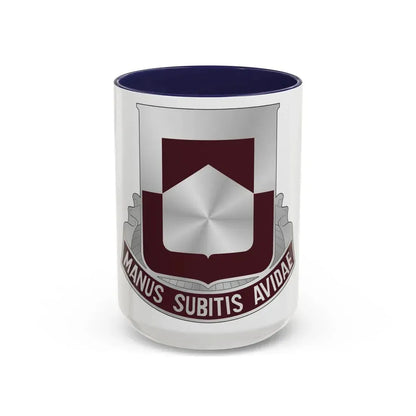 328 Medical Battalion (U.S. Army) Accent Coffee Mug 15oz Navy - Go Mug Yourself