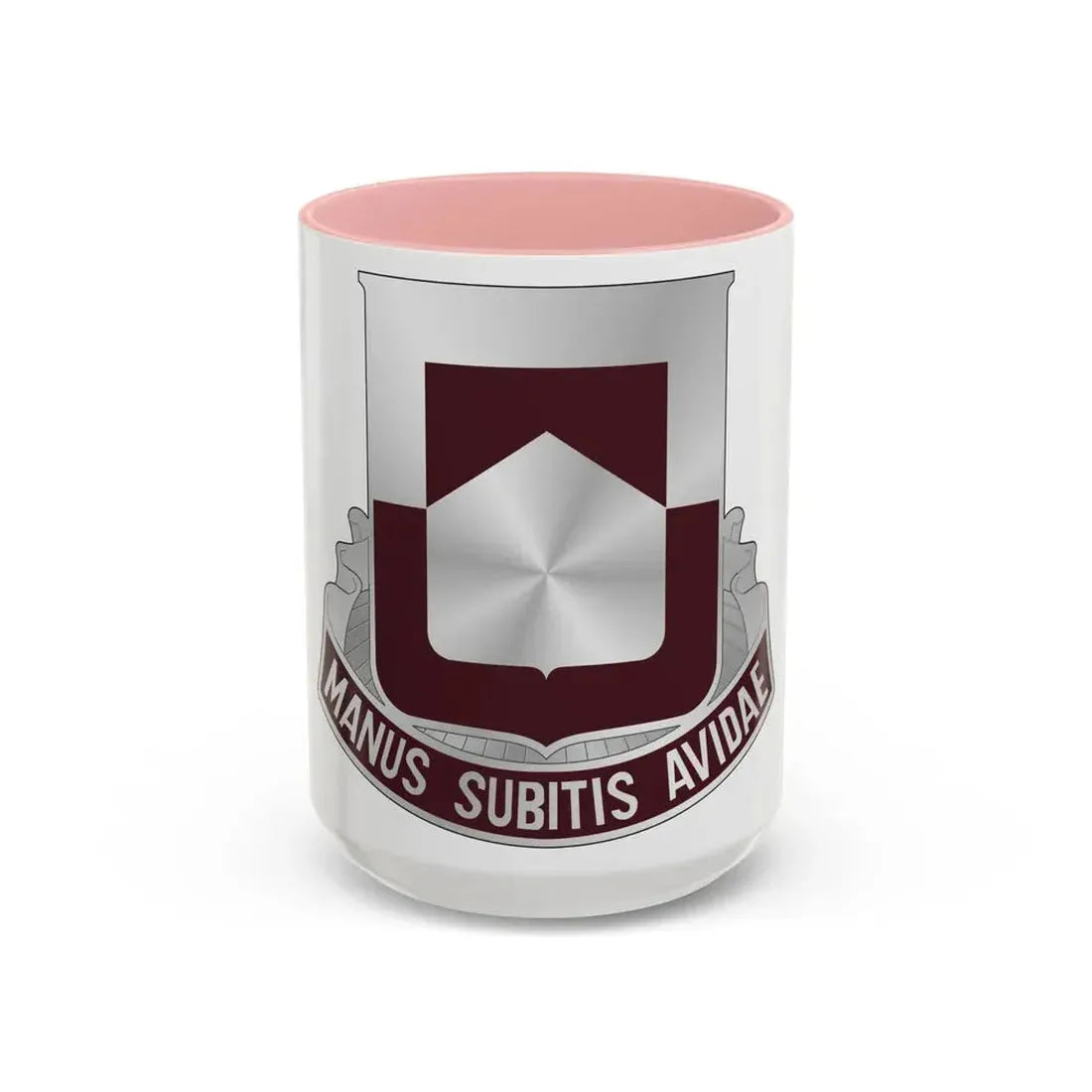 328 Medical Battalion (U.S. Army) Accent Coffee Mug 15oz Pink - Go Mug Yourself