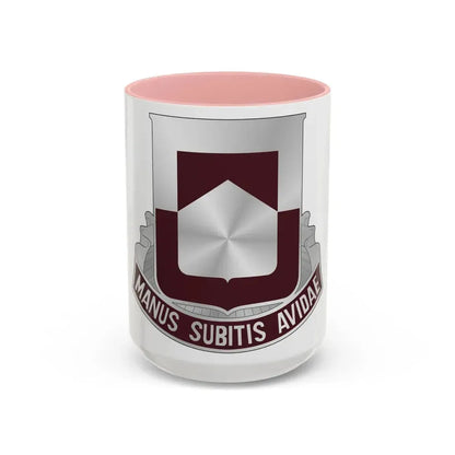 328 Medical Battalion (U.S. Army) Accent Coffee Mug 15oz Pink - Go Mug Yourself