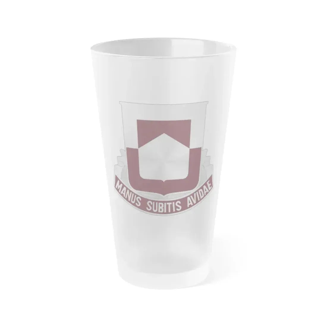 328 Medical Battalion (U.S. Army) Frosted Pint Glass 16oz Default Title - Go Mug Yourself
