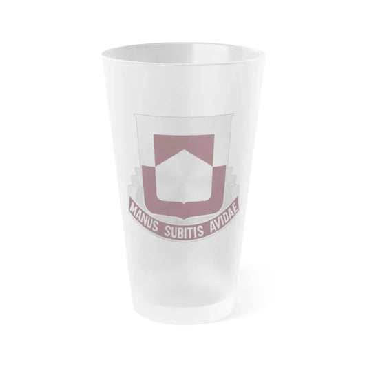328 Medical Battalion (U.S. Army) Frosted Pint Glass 16oz Default Title - Go Mug Yourself