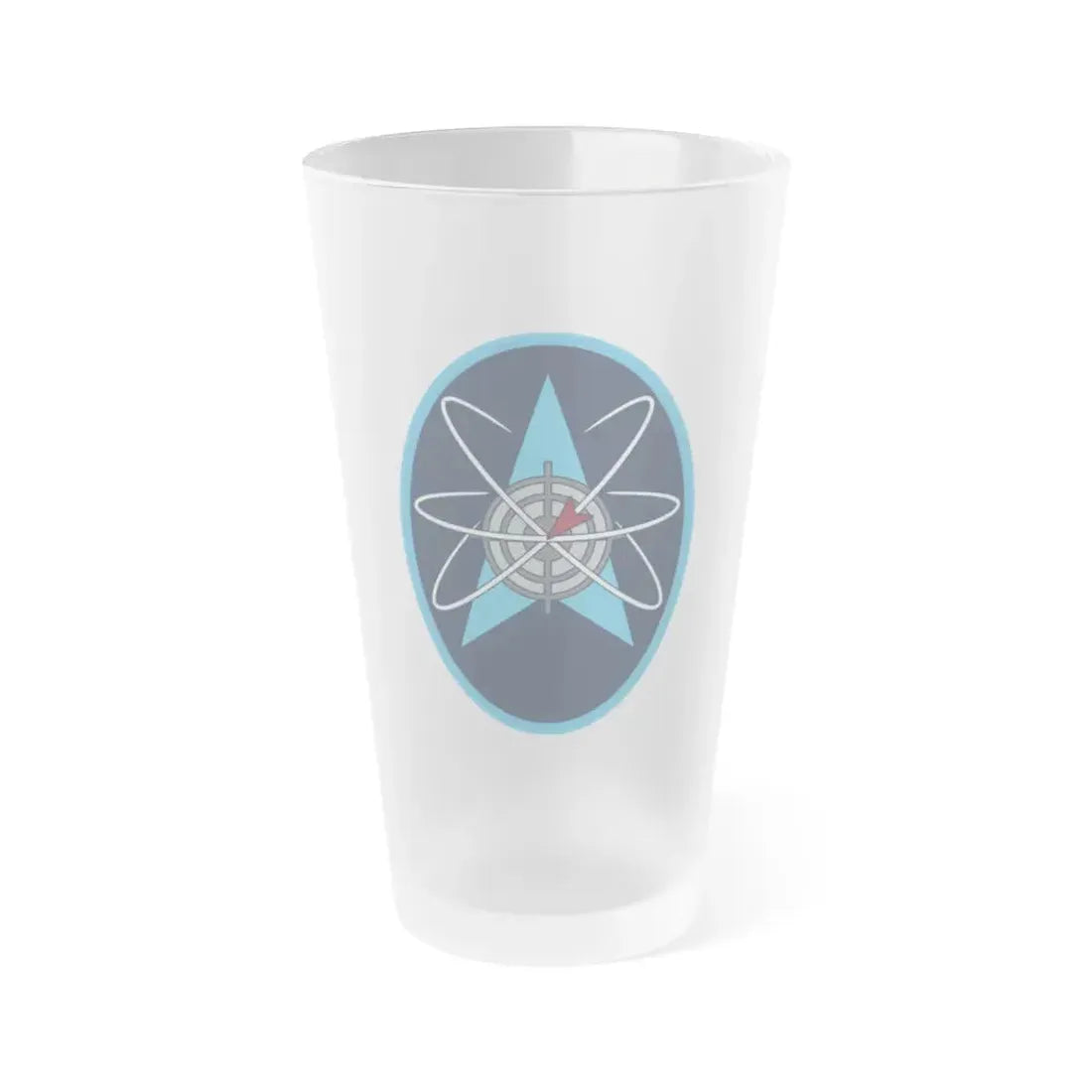328 Weapons Squadron (U.S. Space Force) Frosted Pint Glass 16oz Default Title - Go Mug Yourself