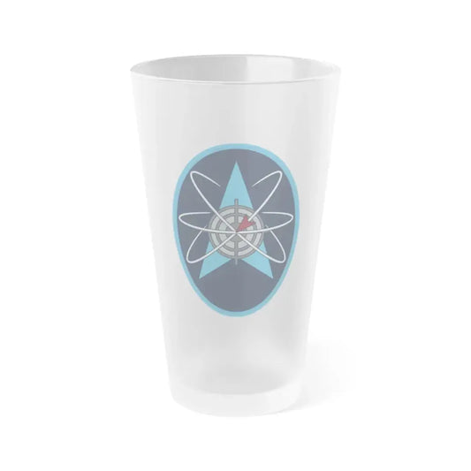328 Weapons Squadron (U.S. Space Force) Frosted Pint Glass 16oz Default Title - Go Mug Yourself