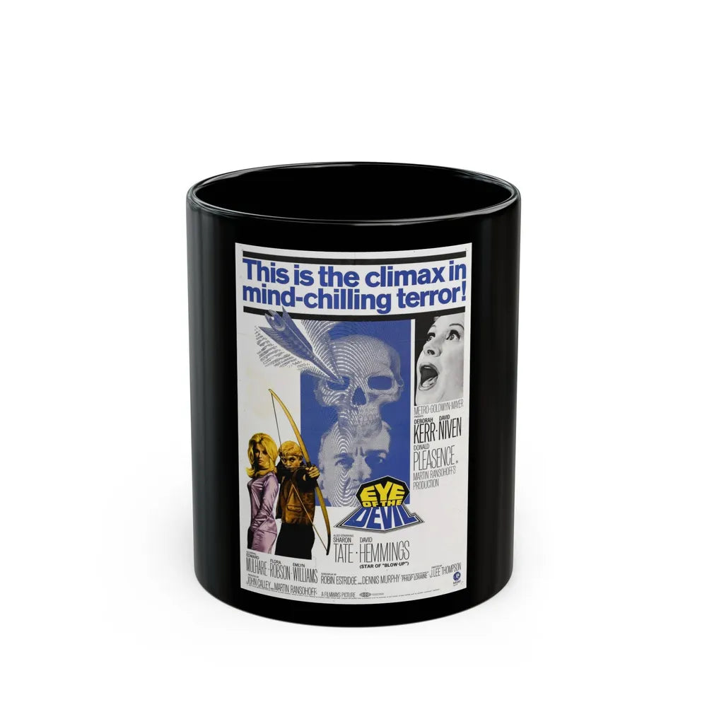 EYE OF THE DEVIL 1966 Movie Poster - Black Coffee Mug-11oz-Go Mug Yourself