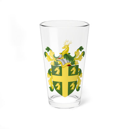 Coat of Arms of Walter Dickenson (United States) (Coat of Arms) Pint Glass 16oz