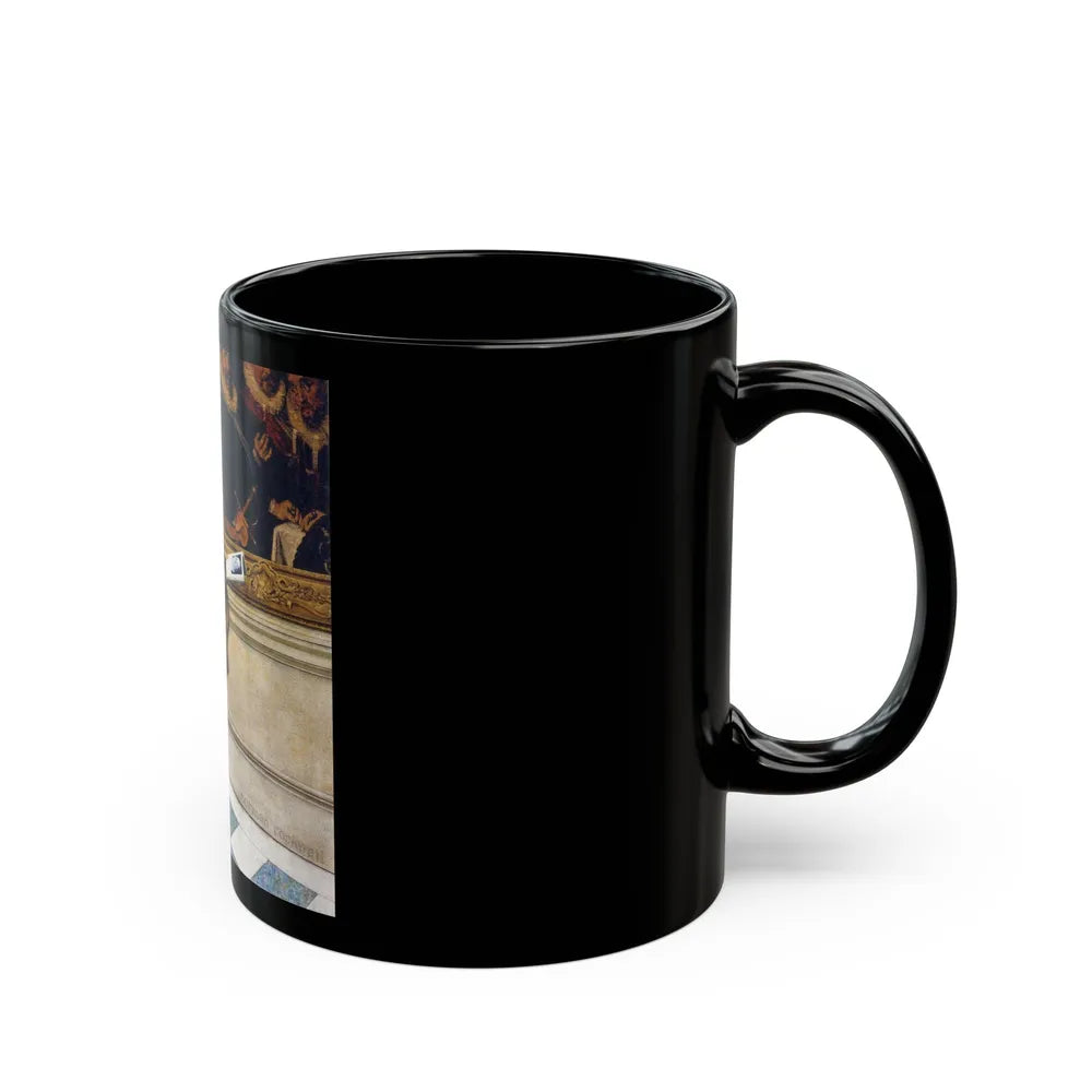 Rockwell1 (18) - Black Coffee Mug-Go Mug Yourself