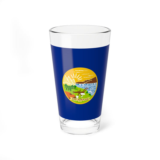 Flag of Montana 1905-1981 (United States) Pint Glass 16oz