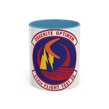 514th Flight Test Squadron (U.S. Air Force) Accent Coffee Mug