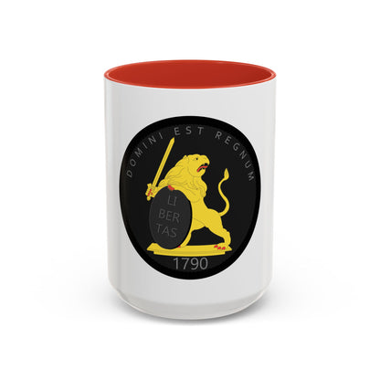 Coat of arms of United Belgian States - Accent Coffee Mug