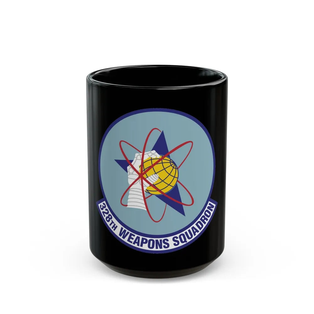 328th Weapons Squadron (U.S. Air Force) Black Coffee Mug-15oz-Go Mug Yourself