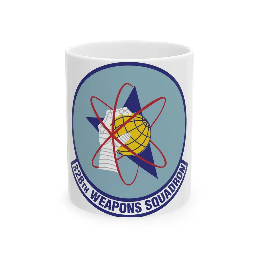 328th Weapons Squadron (U.S. Air Force) White Coffee Mug-11oz-Go Mug Yourself