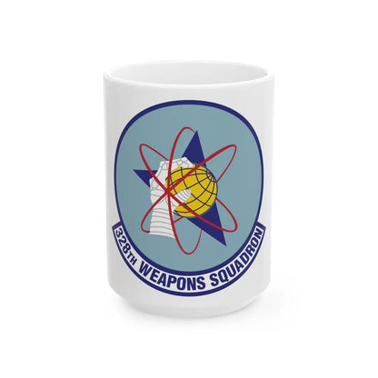 328th Weapons Squadron (U.S. Air Force) White Coffee Mug-15oz-Go Mug Yourself