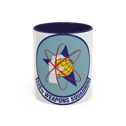 328th Weapons Squadron (U.S. Air Force) Accent Coffee Mug 11oz Navy - Go Mug Yourself