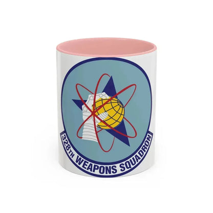 328th Weapons Squadron (U.S. Air Force) Accent Coffee Mug 11oz Pink - Go Mug Yourself