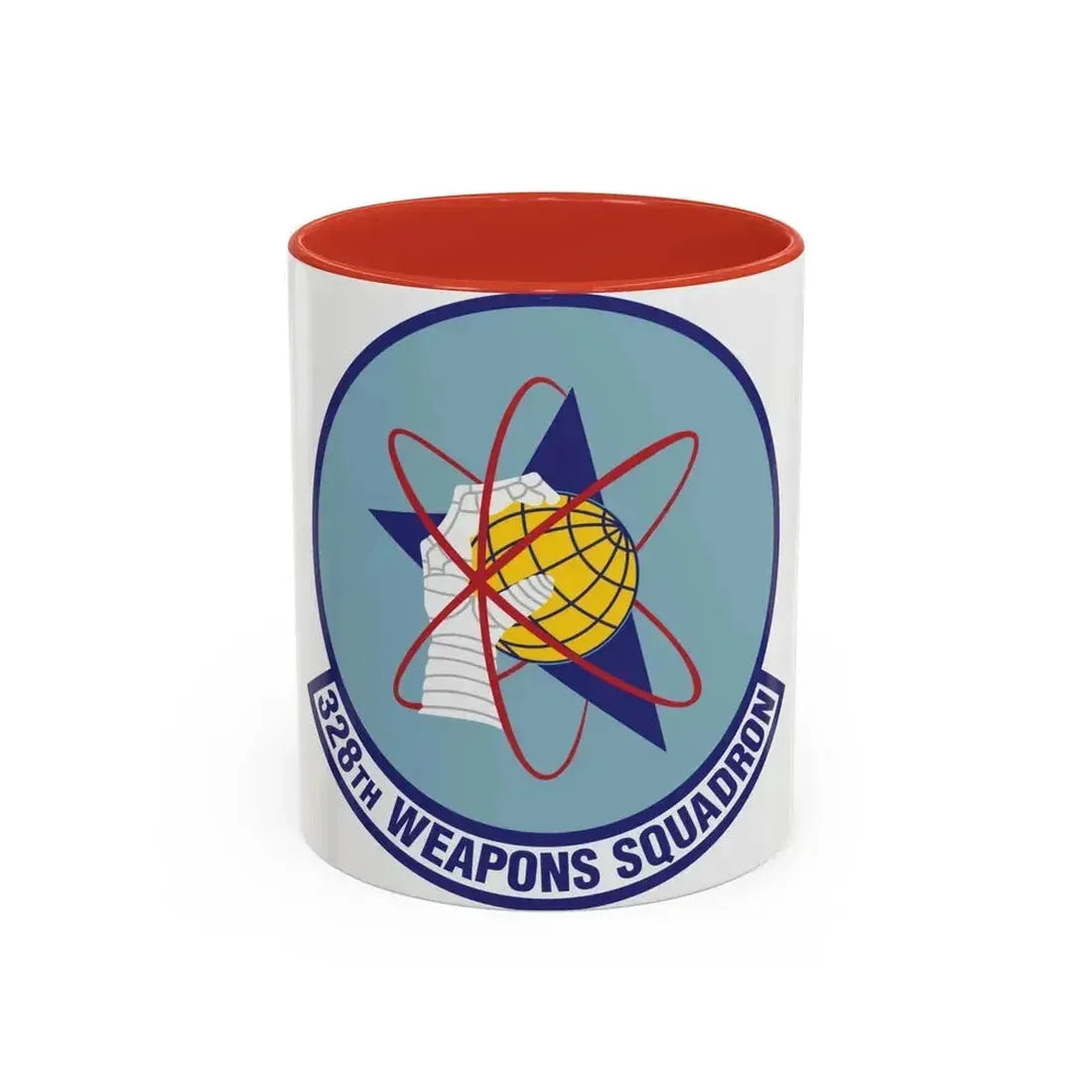 328th Weapons Squadron (U.S. Air Force) Accent Coffee Mug 11oz Red - Go Mug Yourself