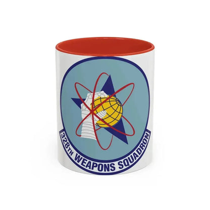 328th Weapons Squadron (U.S. Air Force) Accent Coffee Mug 11oz Red - Go Mug Yourself