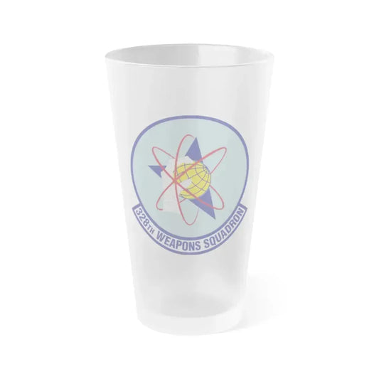 328th Weapons Squadron (U.S. Air Force) Frosted Pint Glass 16oz 16oz Frosted - Go Mug Yourself